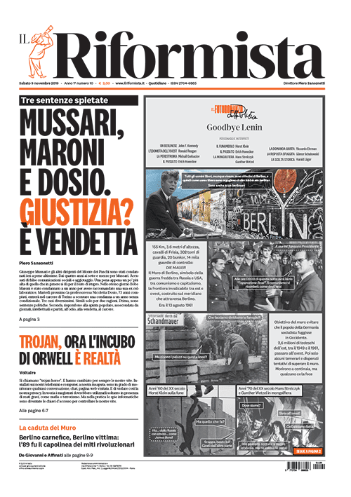 Quotidiano del 9 novembre 2019