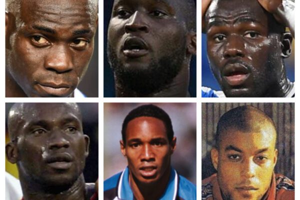 In alto da sinistra: Mario Balotelli, Romoleu Lukaku, Kalidou Koulibaly
In basso da sinistra: Marco André Zoro, Aron Winter, Maickel Ferrier