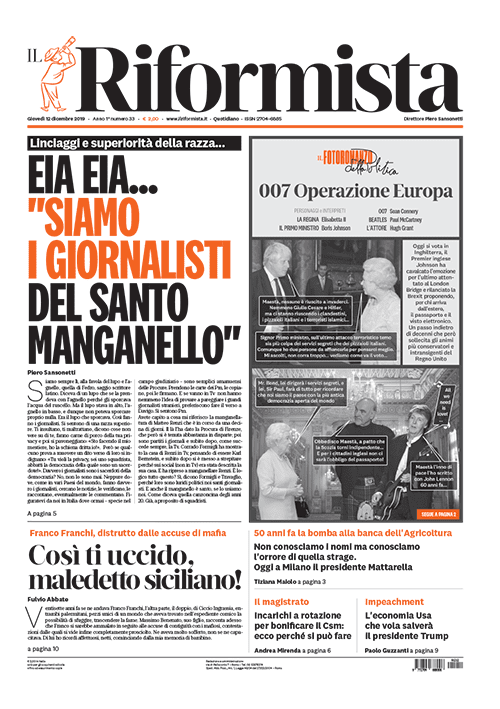Quotidiano del 12 Dicembre 2019