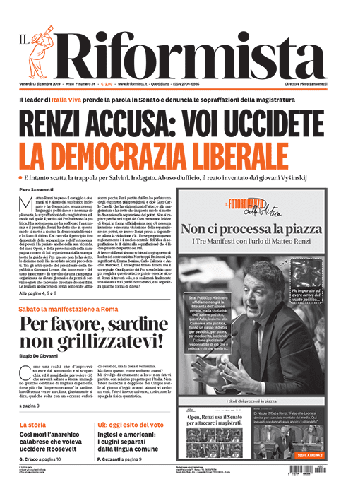 Quotidiano del 13 Dicembre 2019