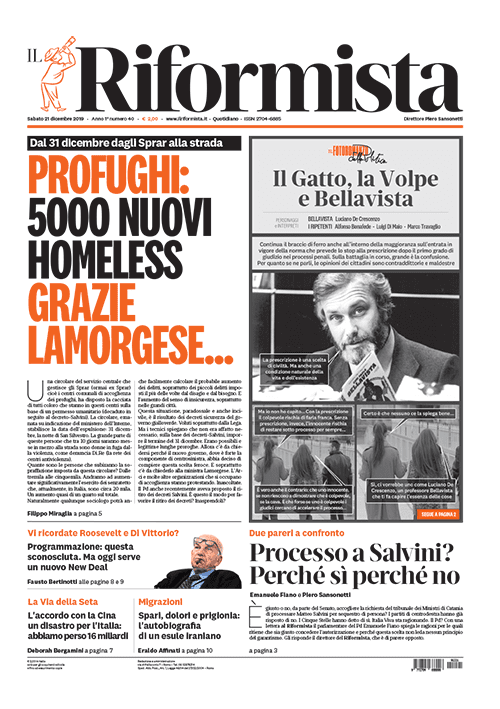 Quotidiano del 21 Dicembre 2019