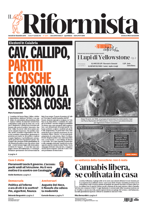 Quotidiano del 27 Dicembre 2019