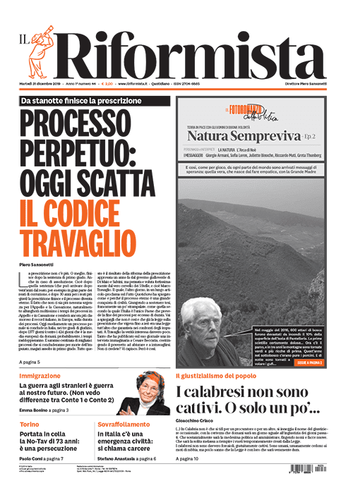 Quotidiano del 31 Dicembre 2019