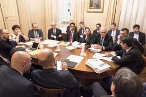 Foto Filippo Attili/Palazzo Chigi/LaPresse05-12-2019 Roma – ItaliaPolitica Giuseppe Conte al Vertice sulla manovra a Palazzo ChigiDISTRIBUTION FREE OF CHARGE – NOT FOR SALE – Obbligatorio citare la fonte LaPresse/Palazzo Chigi/Filippo Attili