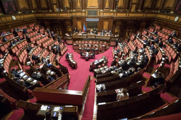 Foto Roberto Monaldo / LaPresse
12-12-2019 Roma
Politica
Senato – Dibattito sul finanziamento della politica 
Nella foto L’aula durante il dibattito

Photo Roberto Monaldo / LaPresse
12-12-2019 Rome (Italy)
Senate – Debate on the financing of the policy