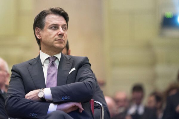 Foto Filippo Attili/Palazzo Chigi/LaPresse17-12-2019 Roma, ItaliaPolitica Il Presidente del Consiglio, Giuseppe Conte, è intervenuto alla presentazione del Piano nazionale Innovazione a Roma, presso il Tempio di Adriano.DISTRIBUTION FREE OF CHARGE – NOT FOR SALE – Obbligatorio citare la fonte LaPresse/Palazzo Chigi/Filippo Attili