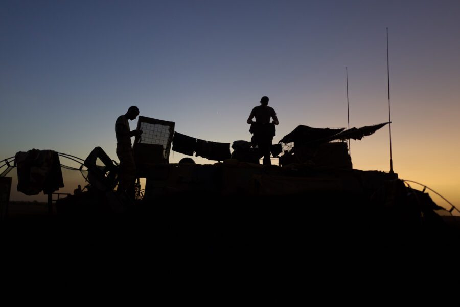 Soldiers of the French Army hang their laundry out to dry in at a Temporary Operative Advanced Base (BOAT) during the Bourgou IV operation in northern Burkina Faso on November 10, 2019. – For two weeks in early November, soldiers of the French Army set up a Temporary Operative Advanced Base (BOAT) every evening during the Bourgou IV operation, in the area of the three borders between Mali, Burkina Faso and Niger.
There, with their Malian, Burkinabe and Nigerian partners, they combed forests and swamps in search of weapons caches and other jihadist equipment in an area known to harbour them. (Photo by MICHELE CATTANI / AFP)