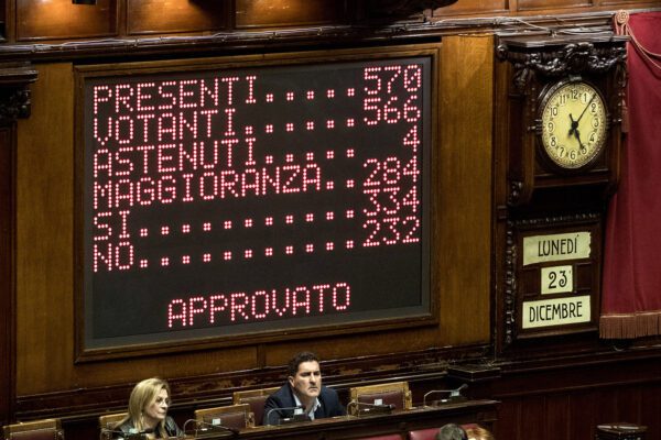 Foto Roberto Monaldo / LaPresse
23-12-2019 Roma
Politica
Camera dei Deputati – Legge di Bilancio
Nella foto Il voto di fiducia

Photo Roberto Monaldo / LaPresse
23-12-2019 Rome (Italy)
Chamber of Deputies – Budget Law
In the pic The vote of confidence