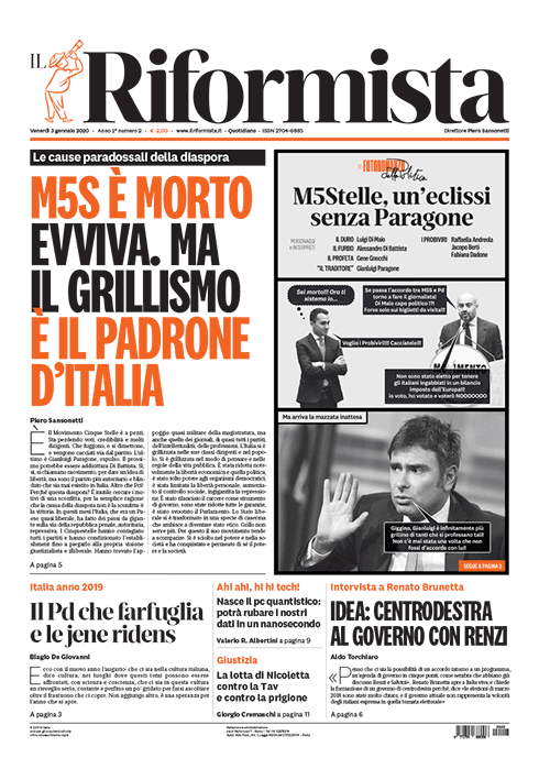 Quotidiano del 3 Gennaio 2020