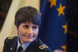 Foto Valerio Portelli/LaPresse
19-07-2019 Roma, Italia
Il Senato celebra i 50 anni dall’allunaggio
Cronaca
Nella foto: Samantha Cristoforetti

Photo Valerio Portelli/LaPresse
19 July 2019 Rome, Italy
The Senate celebrates 50 years from the landing
News
In the pic: Samantha Cristoforetti