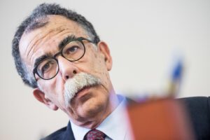 Foto Valerio Portelli/LaPresse
08-02-2019 Roma,Italia
Cronaca
nella foto: Sandro Ruotolo
Conferenza stampa in Fnsi con Ruotolo e i cronisti minacciati

Photo Valerio Portelli/LaPresse
08 February 2019 Rome,Italy
News
in the pic: Sandro Ruotolo
Press conference in Fnsi with Ruotolo and threatened reporters