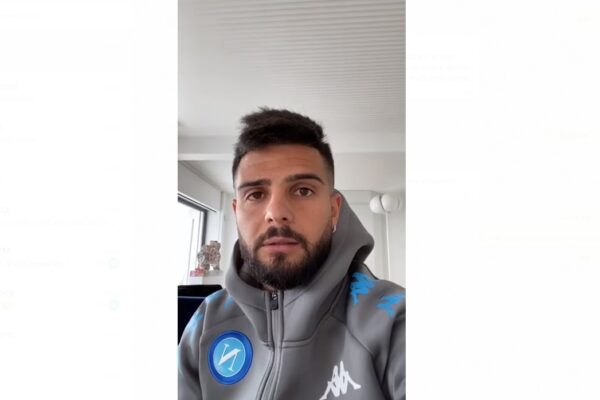 Insigne manda videomessaggio al bimbo in lacrime