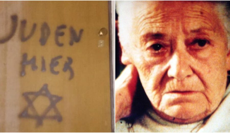 “Qui ci sono ebrei”, scritta antisemita sulla porta di casa della partigiana deportata nei lager