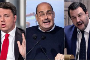 Sondaggio Swg: brusco calo della Lega, risalgono Italia Viva e Partito Democratico