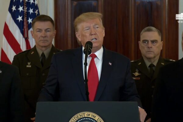 Iran, il discorso di Trump: “Finchè sarò presidente non avrà armi nucleari”