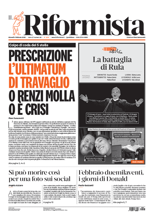 Quotidiano del 6 Febbraio 2020