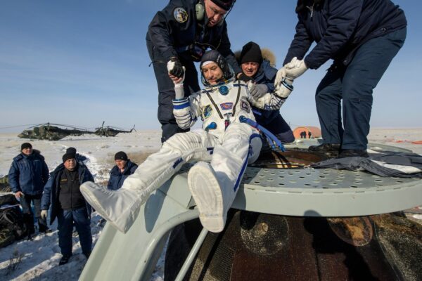 Il ritorno sulla terra dell’astronauta Luca Parmitano dopo 201 giorni in orbita