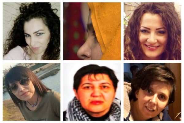 In alto a sinistra Rosalia Mifsud. In alto a destra la figlia Monica Diliberto.
In basso da sinistra: Speranza Ponti, Rosalia Garofalo e Francesca Fantoni