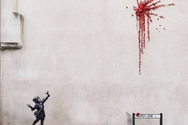 Banksy fa esplodere Cupido per San Valentino, nuovo murales a Bristol