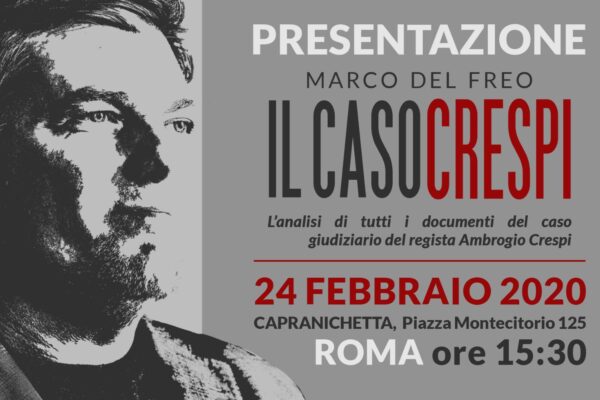 Il caso Crespi, un libro su una vicenda giudiziaria che può capitare a chiunque