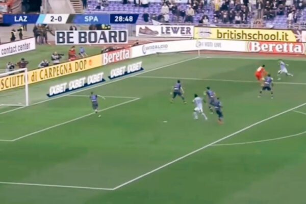 L’incredibile gol di Immobile contro la Spal