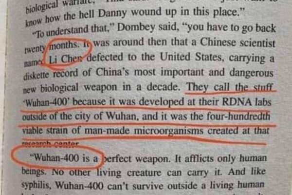 Coronavirus, nel libro del 1981 la ‘profezia’ sul “virus letale da Wuhan”