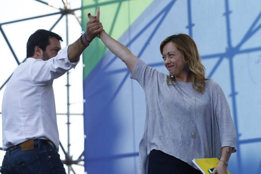 È Giorgia Meloni la principale antagonista di Matteo Salvini