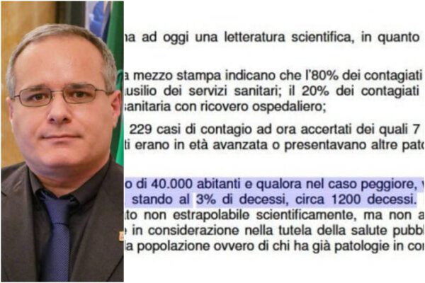 Coronavirus, a Saronno “rischio di 1200 decessi”: l’ordinanza senza basi scientifiche del sindaco leghista