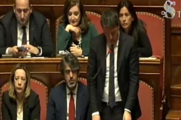 Intervento di Matteo Renzi in Senato