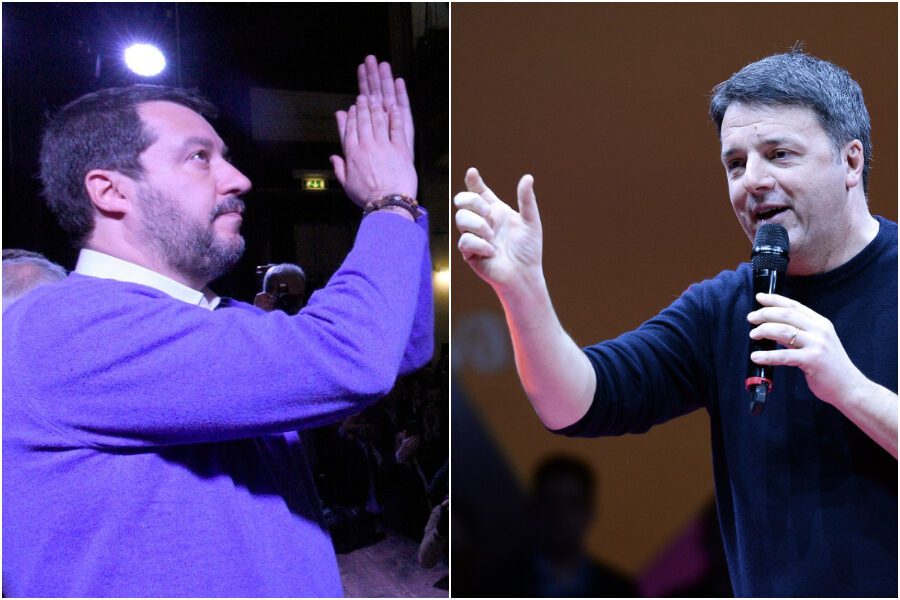 Sondaggio Emg: Lega prosegue trend negativo, crescono Pd e Italia Viva