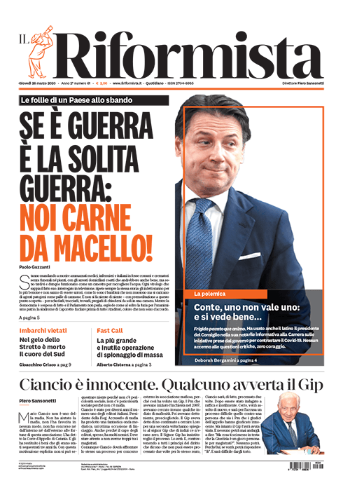 Quotidiano del 26 marzo 2020
