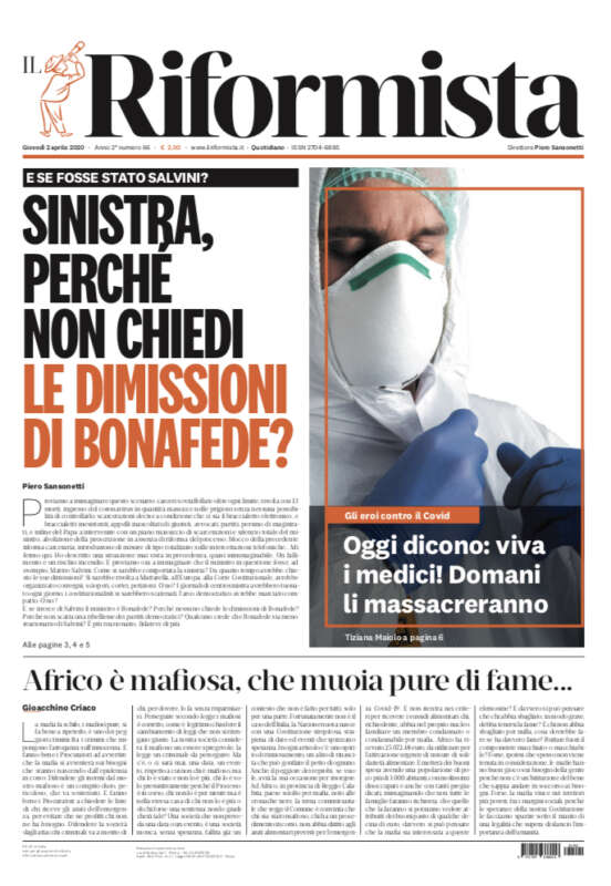 Quotidiano del 2 Aprile 2020