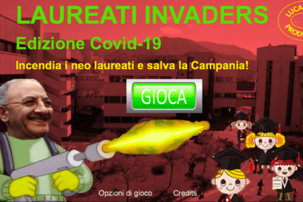 Lanciafiamme contro i laureandi: un videogioco riprende la frase di De Luca