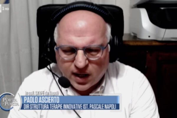 Il professor Ascierto a Porta a Porta: “Cauto ottimismo, il farmaco funziona”