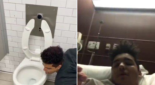 Ragazzo lecca wc per una sfida su Tik Tok, positivo al Coronavirus