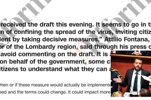 Fuga di notizie su decreto, la Regione Lombardia ha inviato la bozza