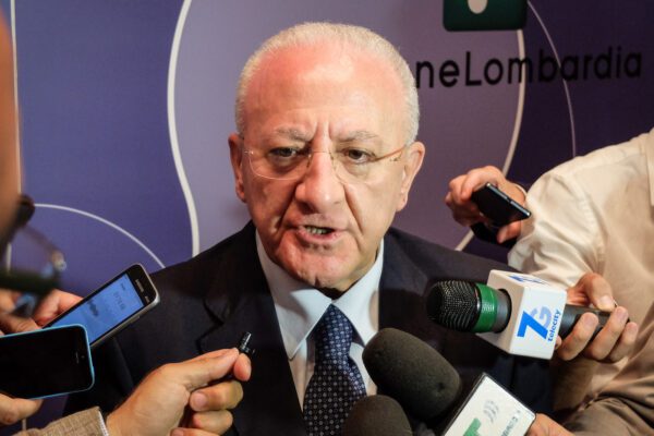 Foto LaPresse – Matteo Corner
28/06/2018 Milano, Italia
Cronaca
Conferenza stampa per la collaborazione tra gli ospedali Niguarda di Milano e Cardarelli di Napoli
Nella foto Vincenzo de Luca