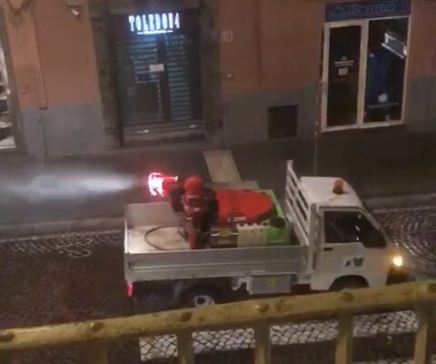 Disinfezioni a Napoli, il programma delle pulizie