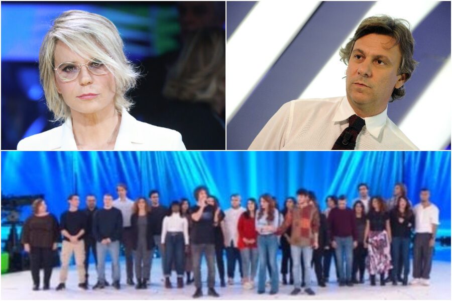 Maria De Filippi sta con le sardine e bacchetta Porro: “Informati meglio”