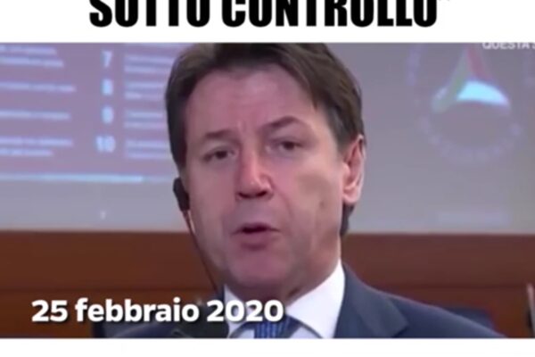 Quando Conte diceva che il virus era sotto controllo…