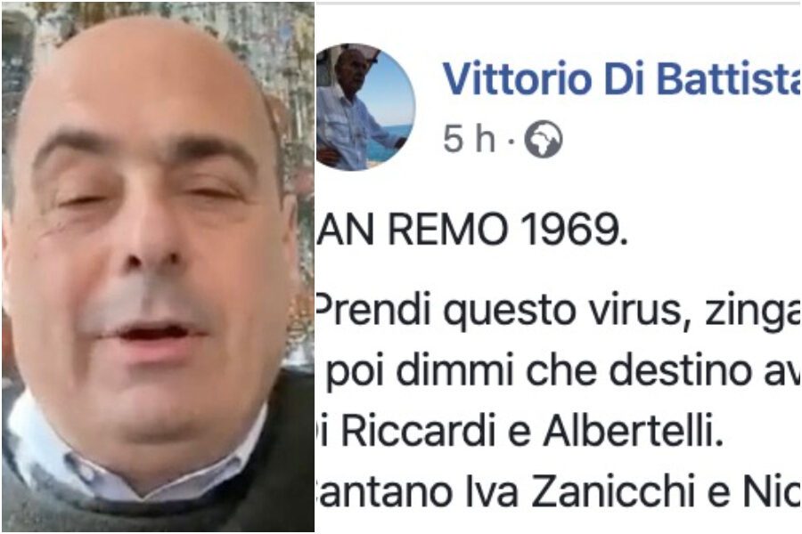 Il padre di Alessandro Di Battista su Zingaretti: “Prendi questo virus, zingaro”