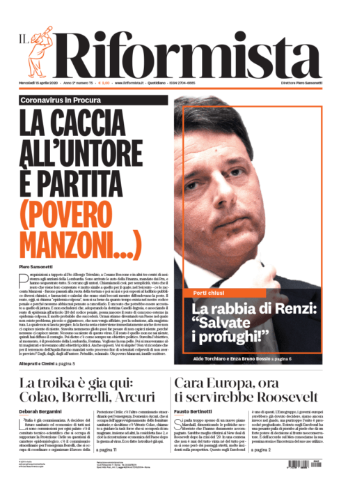 Quotidiano del 15 Aprile 2020