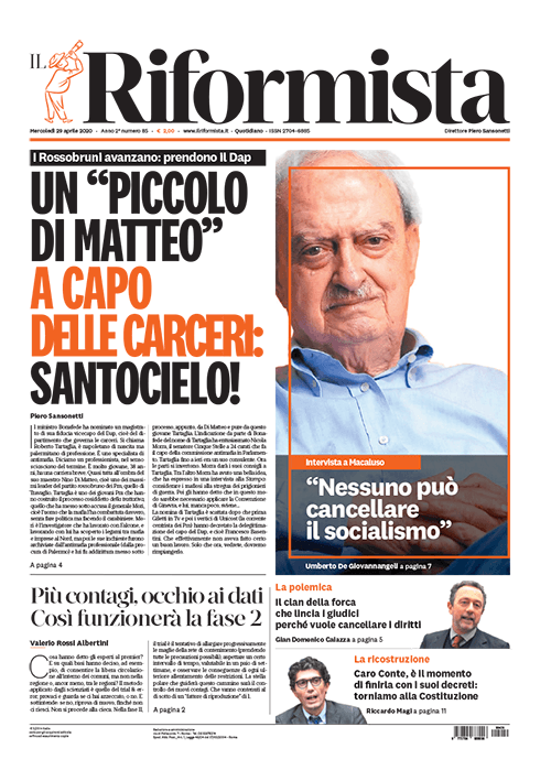 Quotidiano del 29 Aprile 2020