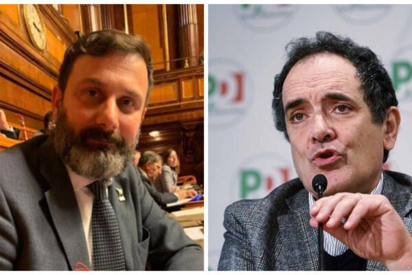 Tensione in Senato, il leghista De Vecchis spinge a terra il dem Mirabelli