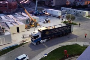 Covid-center a Napoli, proseguono spediti i lavori all’Ospedale del Mare