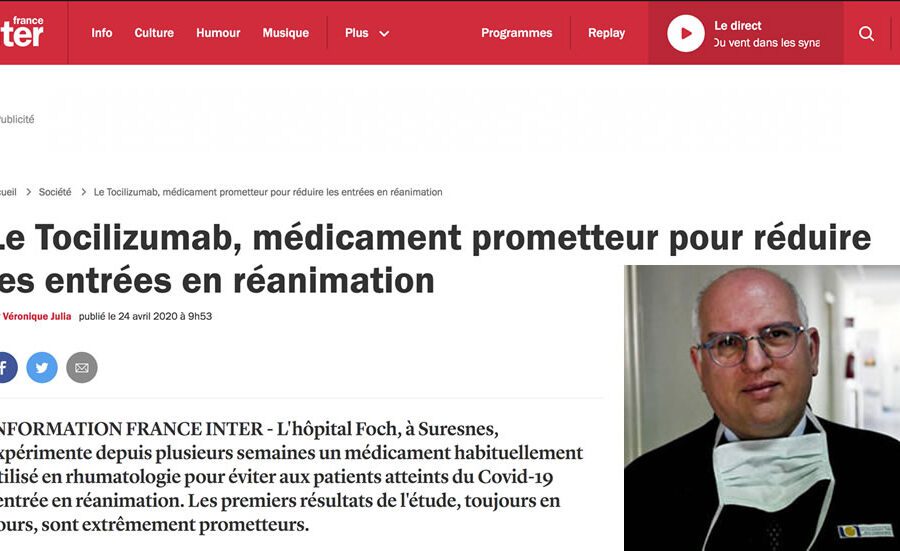 Anche in Francia adottata la Cura Ascierto: “Ottimi risultati col Tocilizumab”