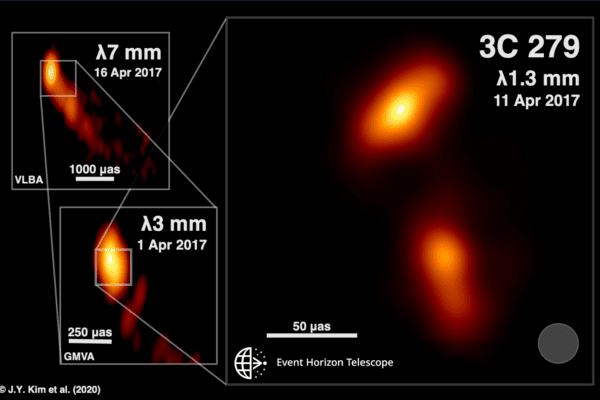 Fotografato uno dei fenomeni cosmici più potenti: il getto di plasma emesso da un buco nero