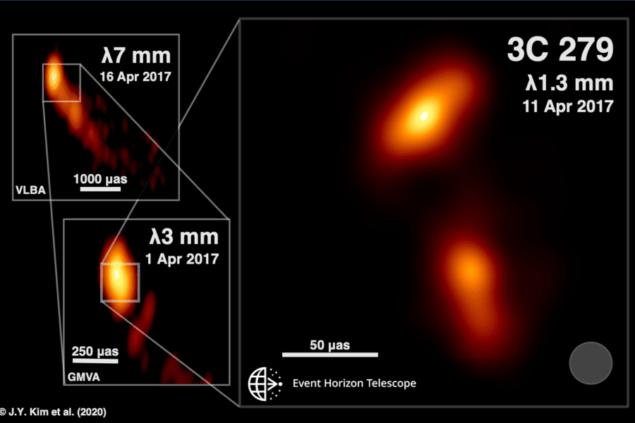 Fotografato uno dei fenomeni cosmici più potenti: il getto di plasma emesso da un buco nero