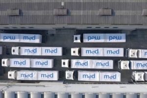 Partiti 72 camion da Padova verso Napoli: in arrivo la struttura per la terapia intensiva Covid- 9 dell’Ospedale del Mare