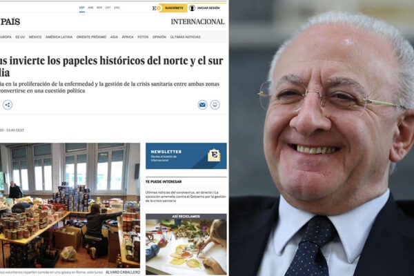 Vincenzo De Luca spopola in Spagna: “Carismatico, è il baluardo del lockdown”